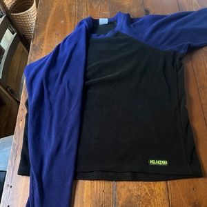 Melanzana Microgrid Crew Neck, Mens L